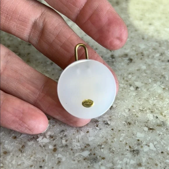 CHANEL Gold and White charms with Iconic CC Logo two charms included. - Picture 7 of 9